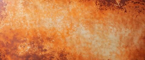 Abstract Rusty Orange and Golden Beige Texture Background. photo