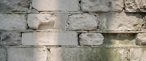 Premium Quality Image of Old Stone Wall Texture Background. photo