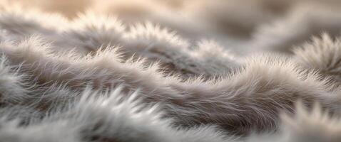 Extreme Macro Capture Showcases Intricate and Soft Texture of Deer Fur in Natural Light. photo
