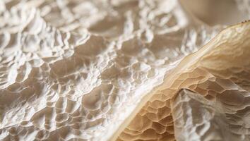 A close up of a piece of paper with some white paper photo
