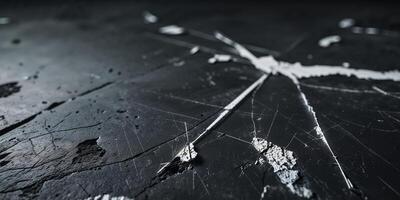 Dark textured background with white scratches and marks design projects needing grunge distressed look photo
