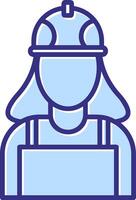 Worker Icon Symbol Art vector