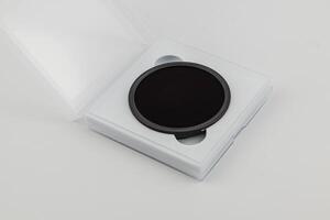 Lviv Ukraine 08.04.25 High-quality circular filter in protective packaging photo