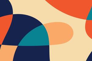 abstract background with retro color vector