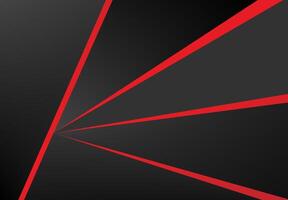 Abstract black and red gradient color geometric shape lines background. Wallpaper design vector