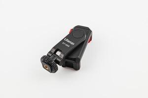 Lviv Ukraine 08.04.25 Compact camera accessory for secure mounting and stability photo