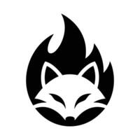 Fiery Fox Logo Design for Graphics vector