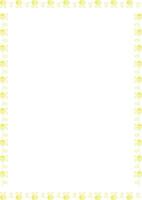 Frame of cute honey bee animal. Honey bee illustration. Insect with empty space for your text vector
