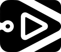 Digital Wallet icon with Play Button vector