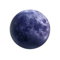 Detailed view of the moon's craters and surface textures png
