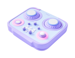 Modern dj controller with knobs and buttons for music mixing and entertainment png