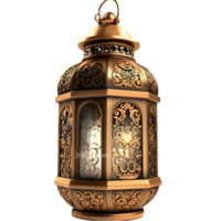 Ornate golden lantern intricate patterns and designs, elaborate golden lantern featuring intricate patterns and ornate designs, capturing a sense of mystique and warmth its rich craftsmanship. png
