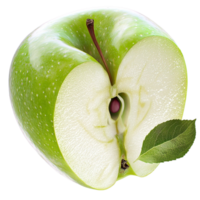 Apple Green Sliced Fresh Fruit Healthy Snack Option, Rich in Nutrients and Full of Freshness, Ideal for a Quick and Energizing Bite png