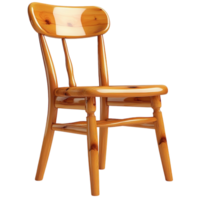 Wooden Chair Rustic Design, A Piece of Functional Furniture That Brings Vintage Elegance and Charm to Any Room, Combining Style Practicality for a Truly Timeless and Inviting Look, png