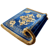 Blue Book Gold Embossing, Designed Elegant Detailing, A Classic Piece of Literature that Makes a Romantic Keepsake Gift, Ideal for Book Lovers and Those Who Appreciate Fine Binding and Design, png
