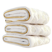 White Towels,Stacked white towels soft texture exude minimalist design and elegant decor charm, adding a fresh, clean, and luxurious touch to any bathroom their calming and pure aesthetic. png