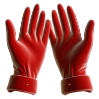 Red Gloves Elegant Design, A Fashion Statement That Offers Sophistication and Style, Ideal for Adding Luxury and Charm to Your Wardrobe, Perfect for Making a Bold and Refined Impression png