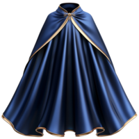 Navy Cape Regal Attire Exuding Royal Presence, Luxurious Fabric, Dramatic Silhouette, Elegant Style, and Distinguished Charm png