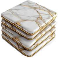 White Marble Stack Featuring Smooth Texture and Minimalist Elegance, Offering Decor Charm, Natural Beauty, and Timeless Simplicity in Home or Office Spaces png