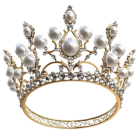White Tiara Sparkling Gems, A Regal Accessory that Embodies Royalty, Luxury, and Elegance, Perfect for Adding a Royal Touch to Weddings, Pageants, or Special Occasions, Complete Timeless Charm, png