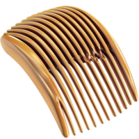 Wooden Hair Comb Intricate Design and Natural Texture, A Vintage Grooming Tool Crafted Precision, Ideal as an Elegant Accessory for Personal Care and Timeless Beauty, png