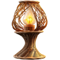 Wicker Lantern Soft Glow Intricate Design Rustic Texture Elegant Decor Vintage Charm png
