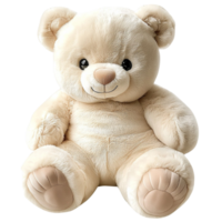Beige Teddy Bear Plush Texture and Soft Lovable Design, A Whimsical Charm Essential Bringing Comfort and Joy to Childrens Spaces, Gift Occasions, or Cozy Home Decor Displays png