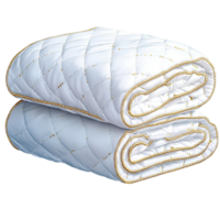 Soft White Towels Stacked Neatly Representing Cleanliness Comfort Luxurious Spa Experience png