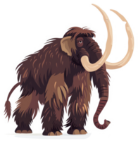 A woolly mammoth, a prehistoric beast of the ice age. png