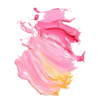Abstract cosmetics textures in a vibrant array of pinks and golds. png