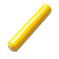 Bright yellow cylindrical object, likely a marker or similar tool. png