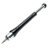 Precision, long-handled screwdriver with a replaceable tip. png