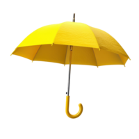 Sunny yellow umbrella shielding a golden structure. png
