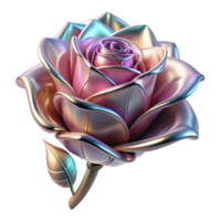 dramatic abstract vibrant artistic Biomechanical Rose Metallic original authentic png