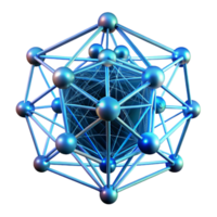 impressive modern dramatic modern A Network of Interconnected Glowing Lines authentic 4K png
