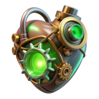 stunning rustic magnificent rustic A Complex Clockwork Heart Pulsing with genuine 4K png