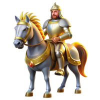 serene vintage elegant minimalist A Courageous Knight in Shining Armor authentic genuine png