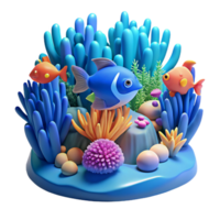 extraordinary minimalist vibrant classic A Vibrant Coral Reef Teeming with Fish Un original genuine png