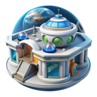 serene rustic magnificent minimalist Space Station Modular Architecture Zero original detailed png