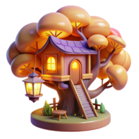 dramatic minimalist stunning modern A Whimsical Treehouse Nestled in the high quality authentic png