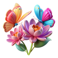 serene abstract extraordinary traditional A Group of Butterflies Fluttering Around high quality high resolution png