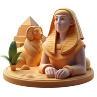 dramatic modern vibrant classic A Mysterious Sphinx with the Body of a detailed original png