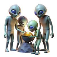dramatic minimalist elegant rustic A Group of Alien Explorers Each with exclusive original png
