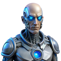 serene classic impressive creative A Cyborg with Intricate Mechanical detailed original png