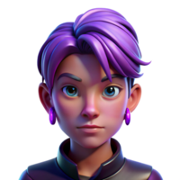 elegant traditional dramatic artistic Portrait of a Nonbinary Person with exclusive original png