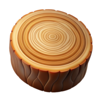 serene classic serene rustic Tree Trunk Cross Section Showing Growth high resolution professional png