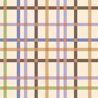 Classic Checkered Pattern in Soft Blue and Beige vector