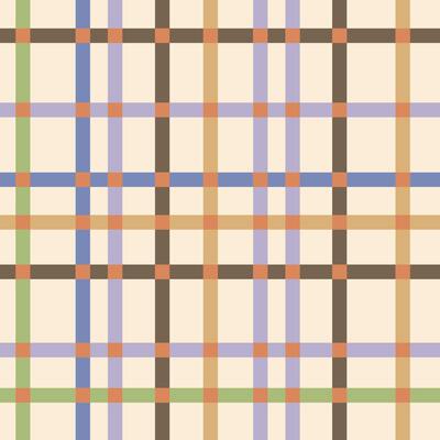 Classic Checkered Pattern in Soft Blue and Beige