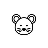Abstract Mouse Icon Line Icon Set with Subtle Texture vector