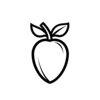 Flat Peeler logogo Line Icon Set for Branding vector